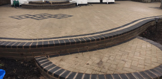 GD Paving - another impressive patio being built.